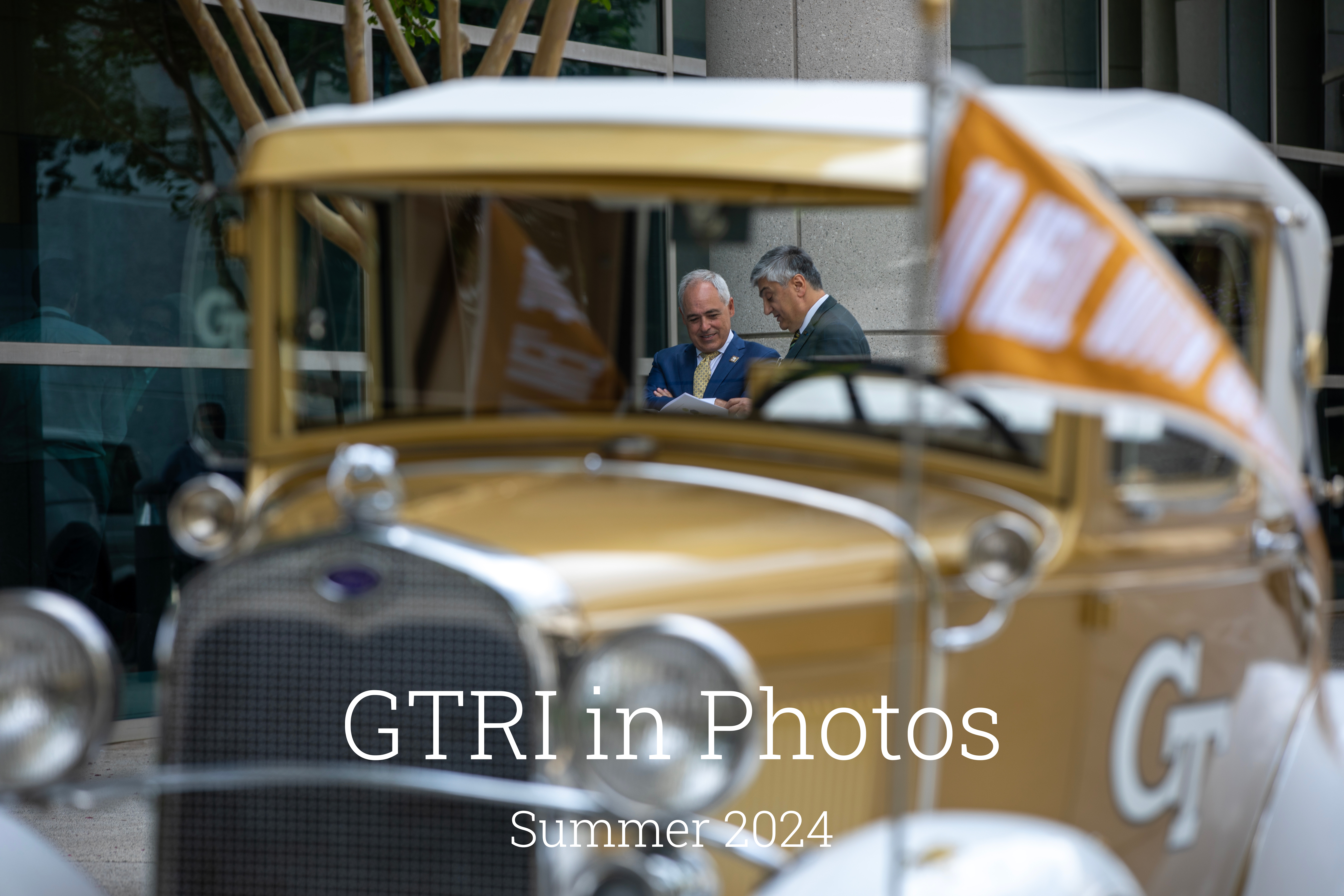 Georgia Tech President, Dr. Angel Cabrera and Dr. Chaouki Abdallah, EVPR