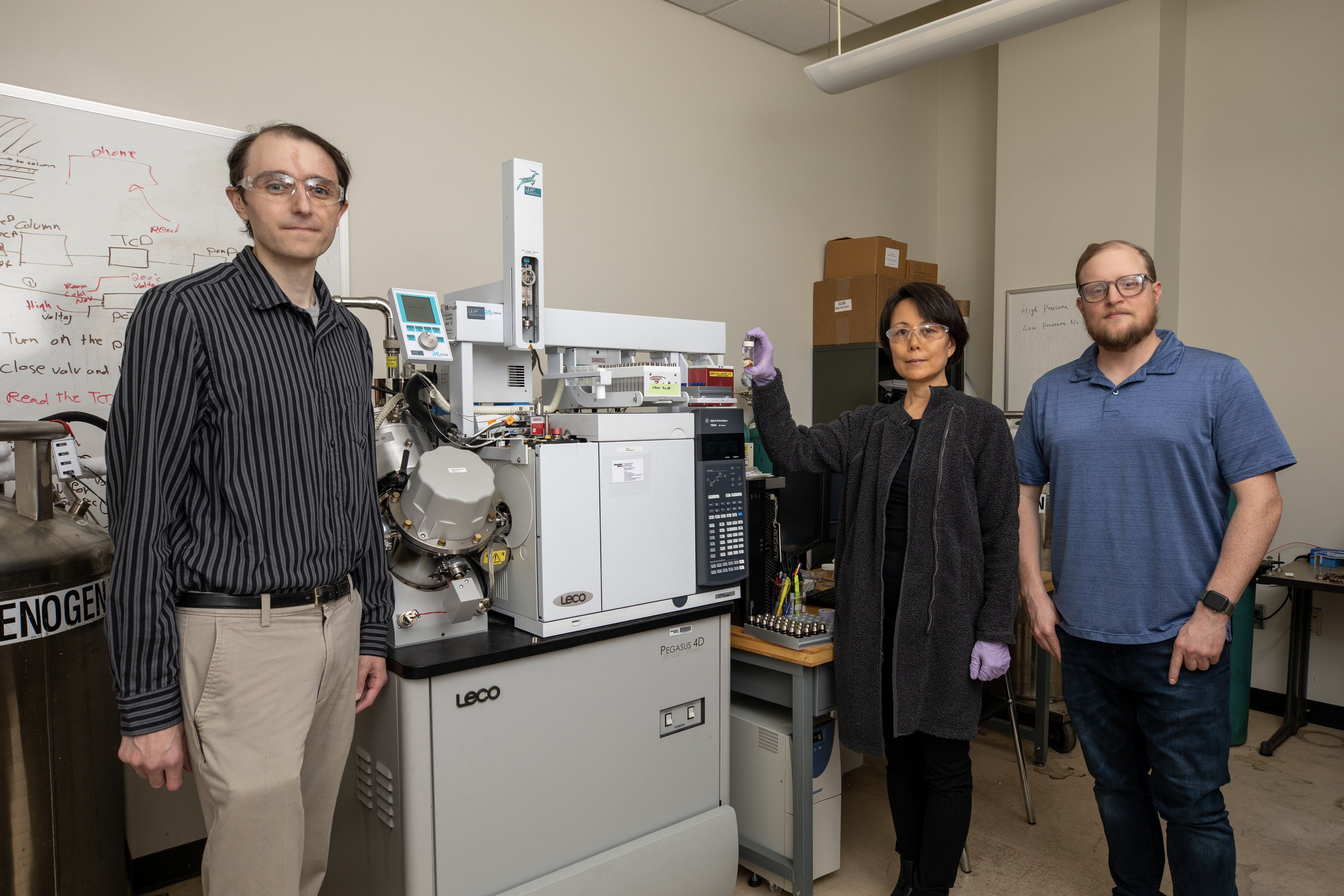 Three GTRI researchers. 