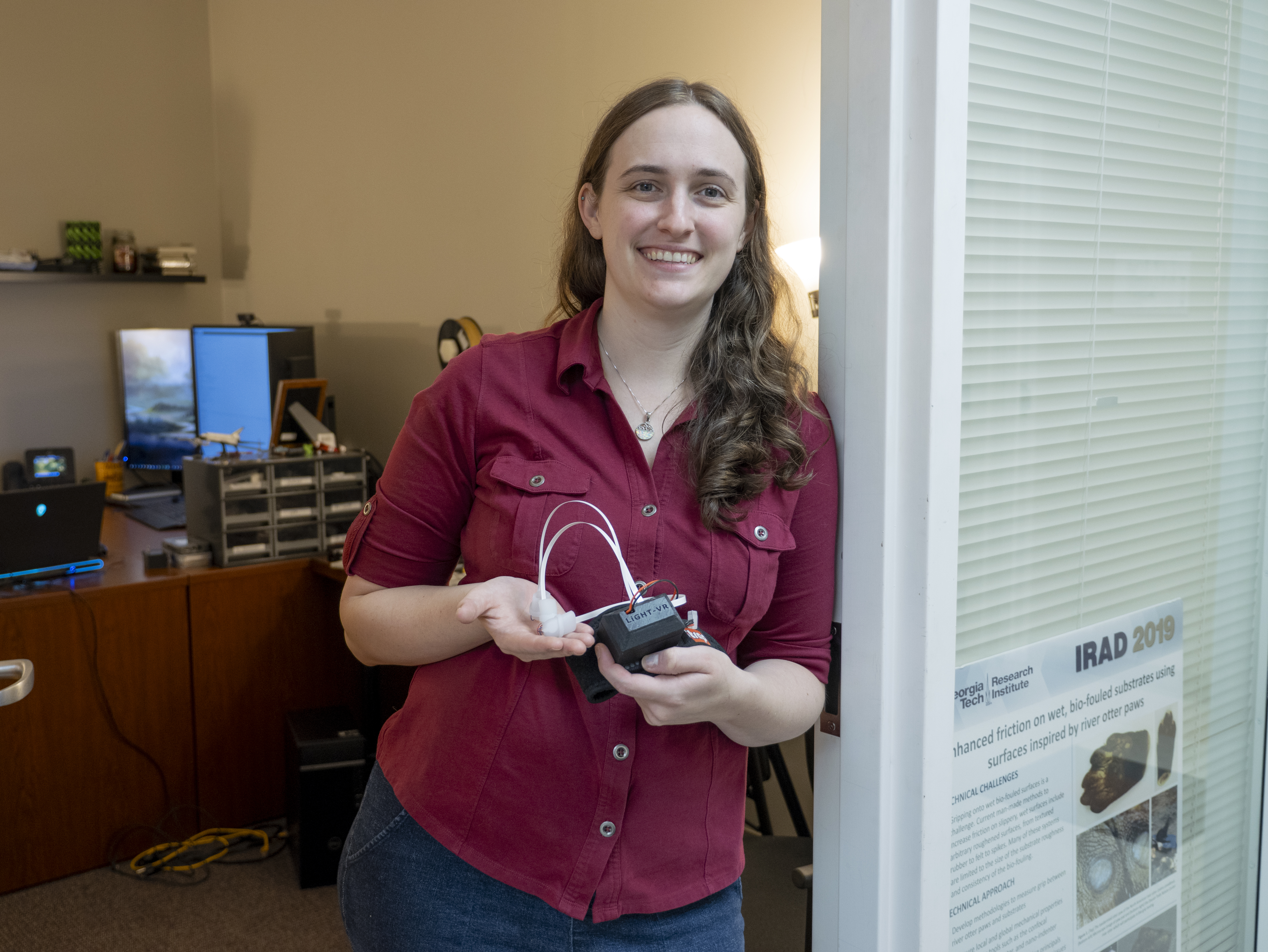 A photo of a GTRI researcher. 