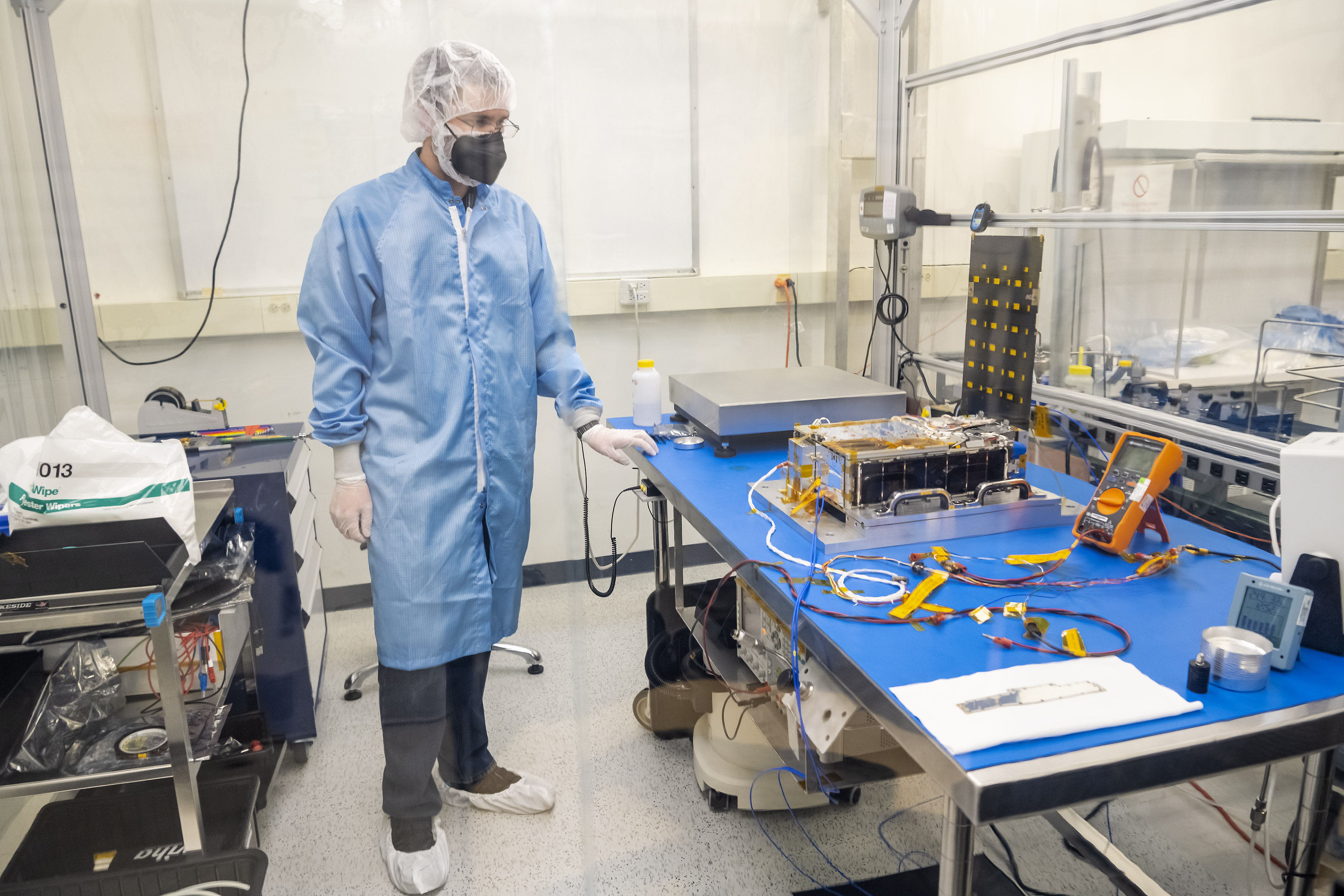 Lunar Flashlight underwent final checks at the Marshall Space Flight Center