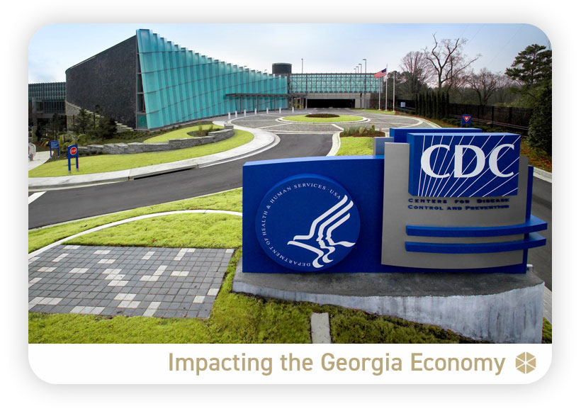Exterior of CDC Campus in Atlanta, GA