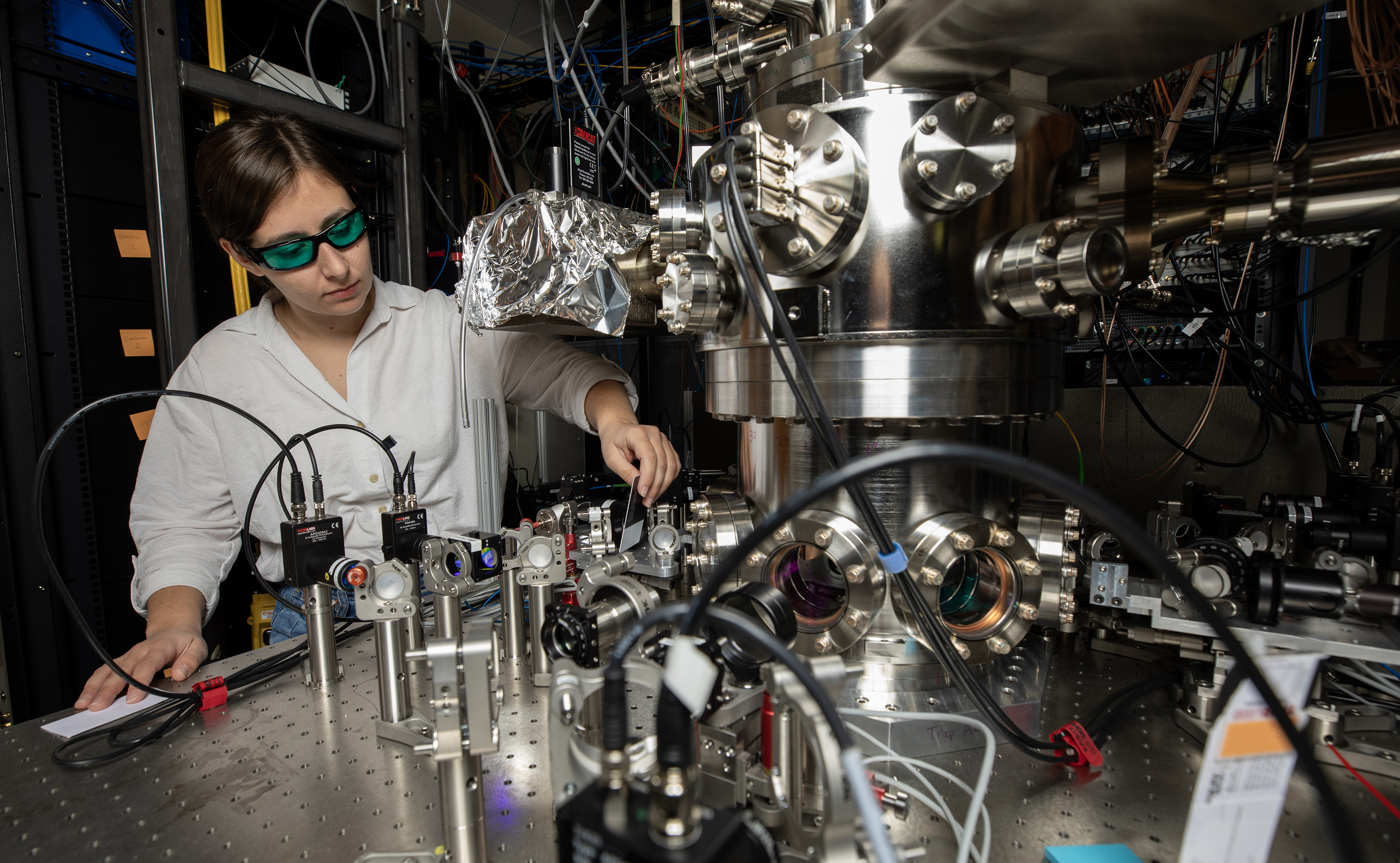 Testing improved vacuum chamber