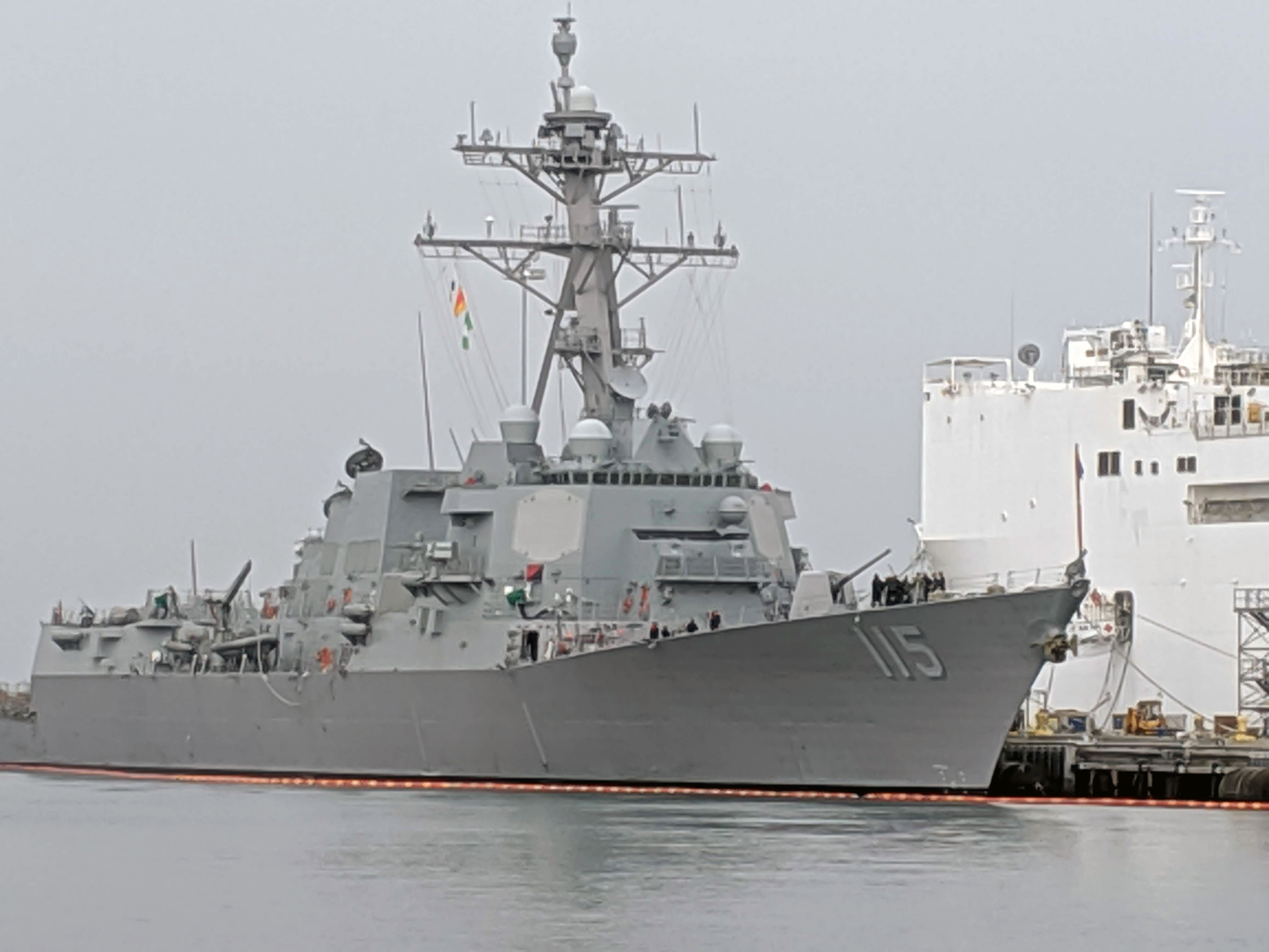 U.S.S. Rafael Peralta, a guided-missile destroyer.