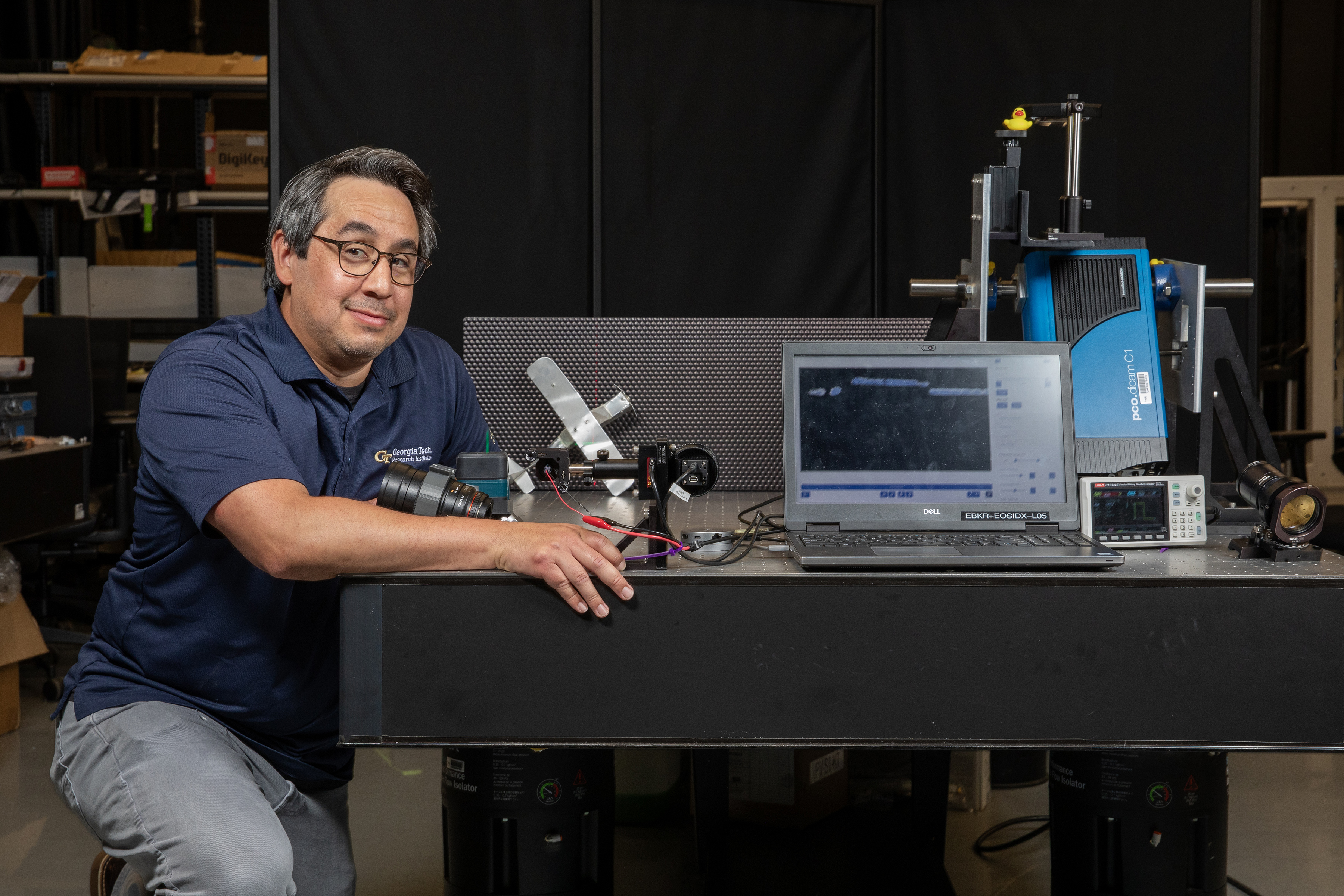 Researcher with latest SCHORTY sysem
