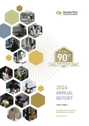 GTRI 2024 annual report print cover