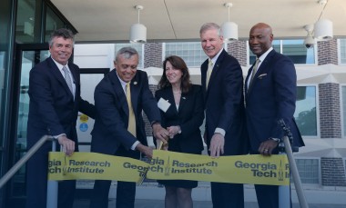 Special-guests-cut-ribbon-at-GTRI-Cobb-County-Ceremony