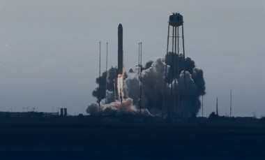 A-Northrop-Grumman-Cygnus-spacecraft-carrying-the-Georgia-Tech-solar-cells-lifts-off-from-NASA’s-Wallops-Island-Facility-on-Nov.-2-as-part-of-a-routine-resupply-mission. 