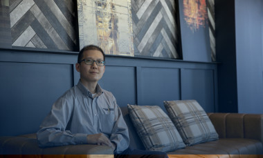 GTRI Senior Research Scientist David Tran realized that he could use his artistic mindset in the computer science field. (Credit: Sean McNeil)