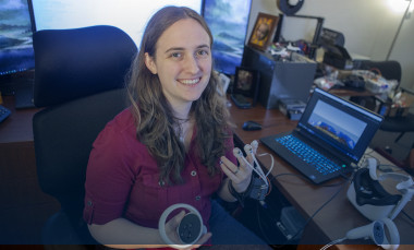 A photo of a GTRI researcher. 