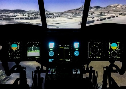 Real-time-DVE-emulator-image-presented-on-co-pilot-inboard-display