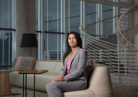 For GTRI Senior Research Associate Margarita Gonzalez, who had a diverse professional career before coming to GTRI, “All [the things you have done] in your life leads to this moment.” (Photo credit: Sean McNeil)