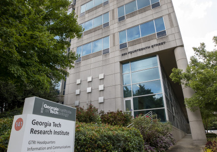 A photo of GTRI's headquarters in Atlanta, GA. 