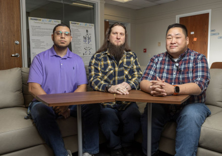 GTRI Researchers, Justin Hsu, Drew Petry, Garrett Brown