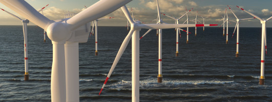 Offshore Wind Turbine Farm