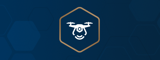 icon of a drone