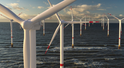 Offshore Wind Turbine Farm