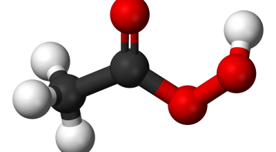 Peracetic acid molecular structure