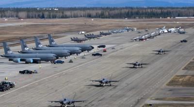 Planes that participated in the training exercise in Alaska