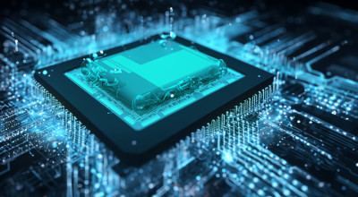 A photo of an AI-generated quantum computing chip.