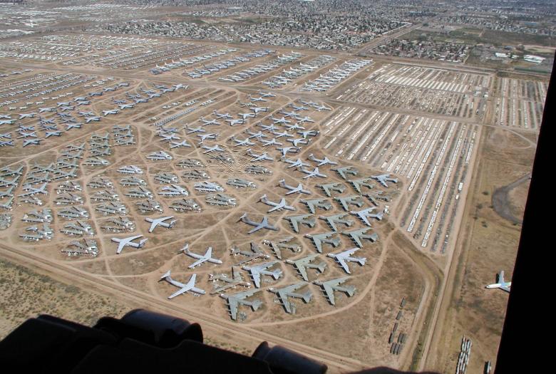 Aerial view of Tucson